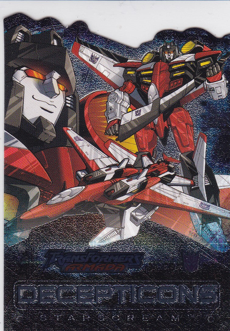 2003 Fleer Transformers Armada Die Cut Foil card 3 of 9 AD