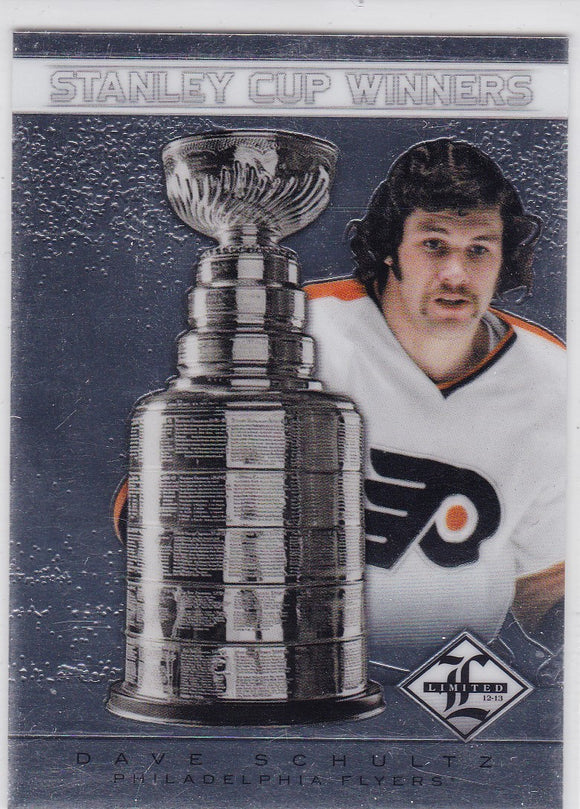 Dave Schultz 2012-13 Limited Stanley Cup Winners card SC-10 #d 159/199