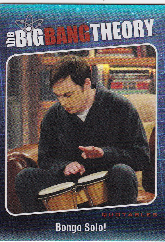 The Big Bang Theory Season 5 Quotables Insert card QTB-01