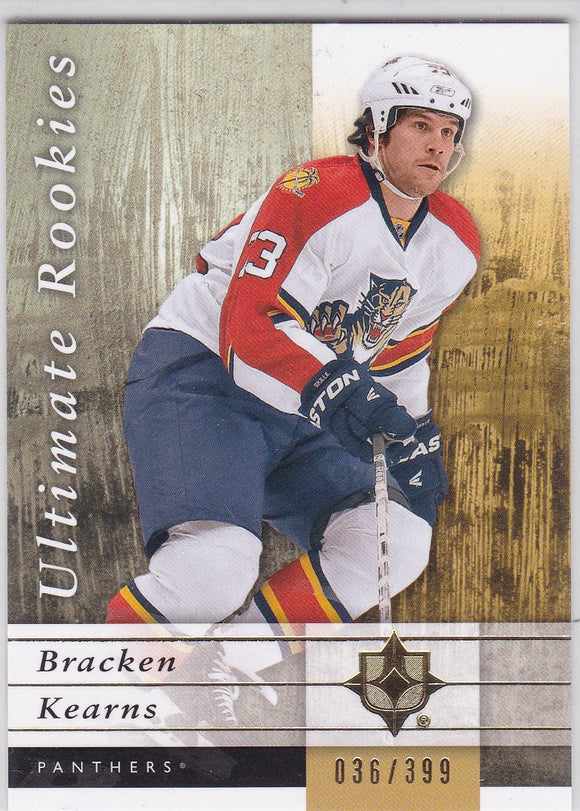 Bracken Kearns 2011-12 UD Ultimate Rookie card # 77 #d 036/399