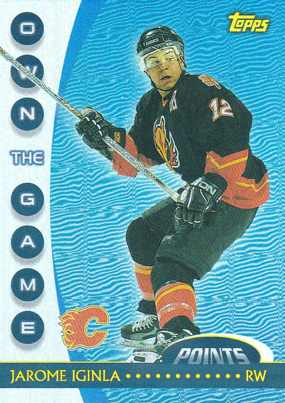 Jarome Iginla 2002-03 Topps Own The Game card OTG1