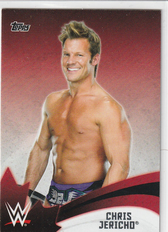 2015 Topps WWE Superstars Of Canada card #1 of 10 Chris Jericho
