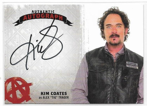 Sons of Anarchy Seasons 4 & 5 Kim Coates as TIG Autograph card