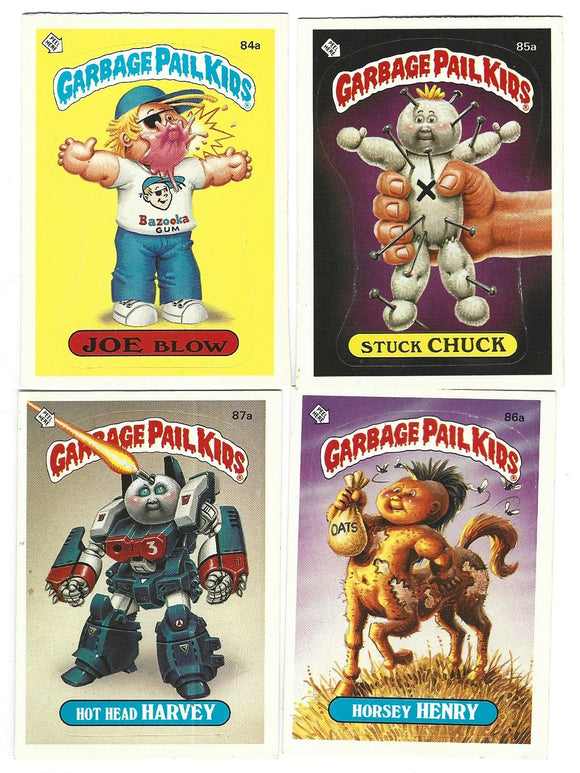 1986 garbage pail kid cards rare 1986 Topps Garbage Pail Kids Series 3 Stickers Choose Your Numbers – Grants Cards and Collectibles