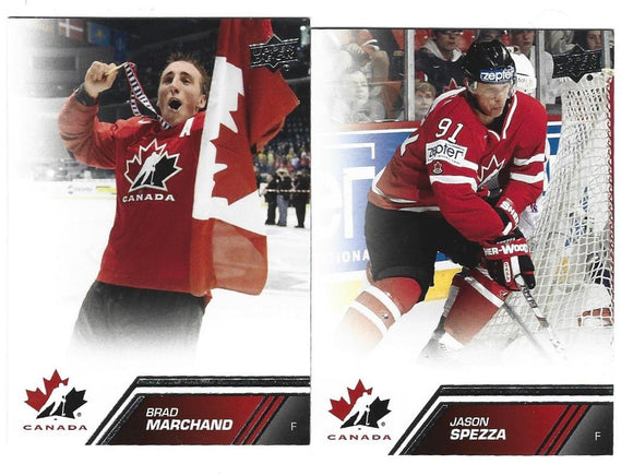 2013 Upper Deck Team Canada 1 to 100 Choose your numbers from the list