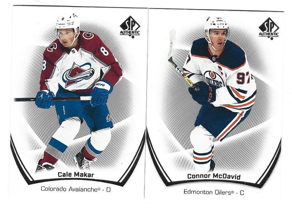 2021-22 SP Authentic Hockey cards (1 to 100) Choose Your Numbers from the list