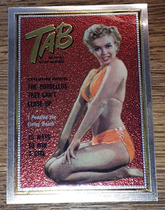 1993 Sports Time Marilyn Monroe Cover Girl Chromium card # 5 Tab