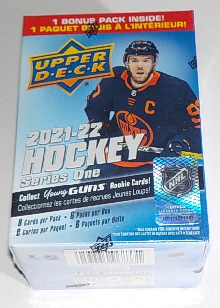 2021-22 Upper Deck Hockey Series 1 - 6 Pack Box