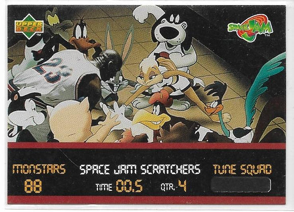 1996 Upper Deck Space Jam Scratchers card SC7 Michael Jordan