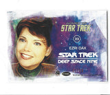 2021 Women of Star Trek Art and Images card #22 Ezri Dax Red #d 02/50
