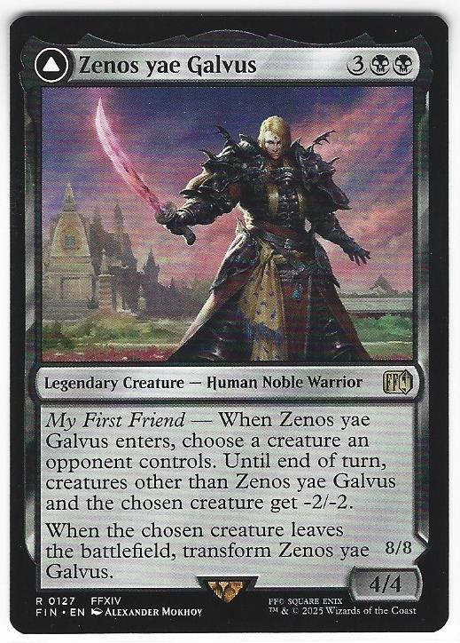 MTG Final Fantasy Shinryu Transcendant Rival / Zenos yae Galvus R 0127