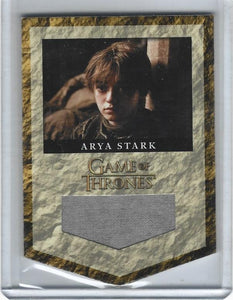 Arya Stark Game of Thrones Season 2 House Stark Banner Relic RS5 #d 293/375