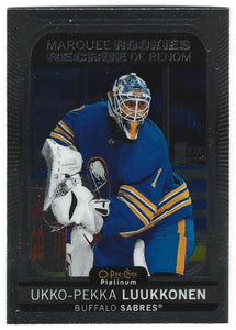 Ukko-Pekka Luukkonen 2021-22 OPC Platinum Rookie card #215