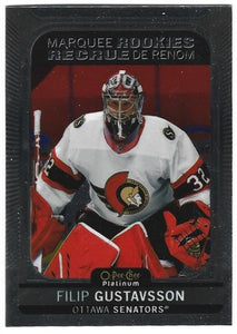 Filip Gustavsson 2021-22 OPC Platinum Rookie card #229