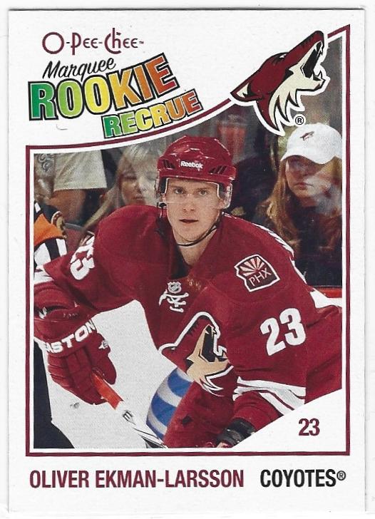 Oliver Ekman-Larsson 2010-11 O-Pee-Chee Marquee Rookie card #509