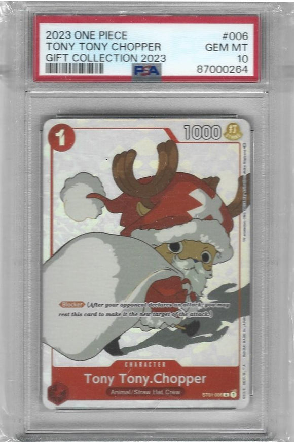2023 One Piece Gift Collection Tony Tony Chopper ST01-006 PSA 10 Gem Mint