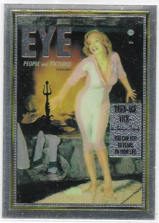 1993 Sports Time Marilyn Monroe Cover Girl Chromium card #6 Eye