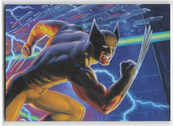 2018 Fleer Ultra X-Men 3x3 Connected Image card 6 of 9 Wolverine