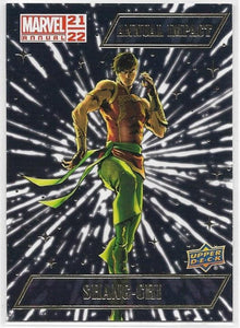 2021-22 Upper Deck Marvel Annual Annual Impact card AI-7 Shang-Chi