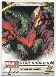 2021-22 Upper Deck Marvel Annual Star Rookies card SR4 Pogg Ur-Pogg