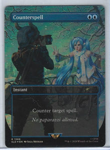 Magic The Gathering Secret Lair Hatsune Miku Counterspell Rainbow Foil R 1589 MTG