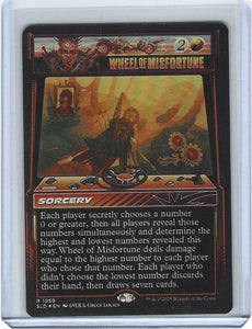 Magic The Gathering Secret Lair Arcade Racers Wheel of Misfortune Rainbow Foil R 1959 MTG