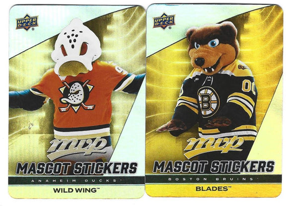 2025-26 MVP Mascot Stickers Choose Your Numbers from the list
