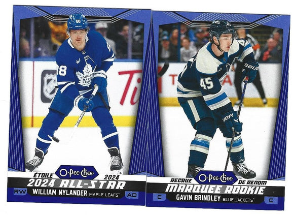 2024-25 O-Pee-Chee Blue Parallels Choose your numbers from the list