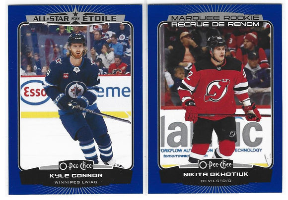 2022-23 O-Pee-Chee Blue Parallels Choose your numbers from the list