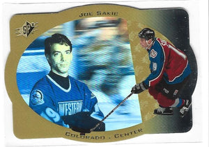 Joe Sakic 1996-97 SPx Gold Die Cut card #9