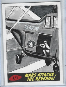 2017 Topps Mars Attacks The Revenge Marisol Henriquez Sketch card