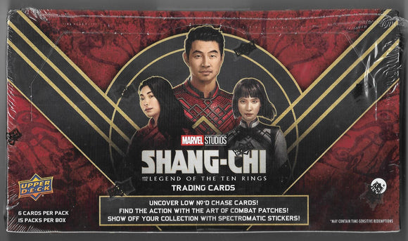 Marvel Shang-Chi Legend of the Ten Rings 15 Pack box