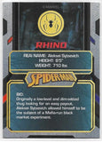 Zenka Marvel Spider-Man 60 Amazing Years SSP card SPM01-SSP09 Rhino