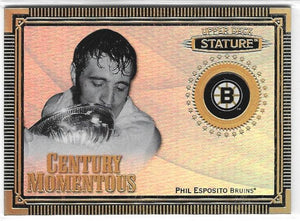 Phil Esposito 2019-20 Stature Century Moments card CM-3