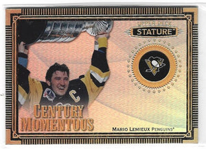 Mario Lemieux 2019-20 Stature Century Moments card CM-16