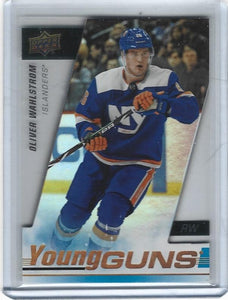 Oliver Wahlstrom 2019-20 Upper Deck Young Guns Acetate Rookie card #457