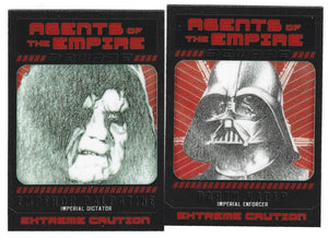 2014 Star Wars Chrome Perspectives Wanted Posters Choose Your Numbers from the list