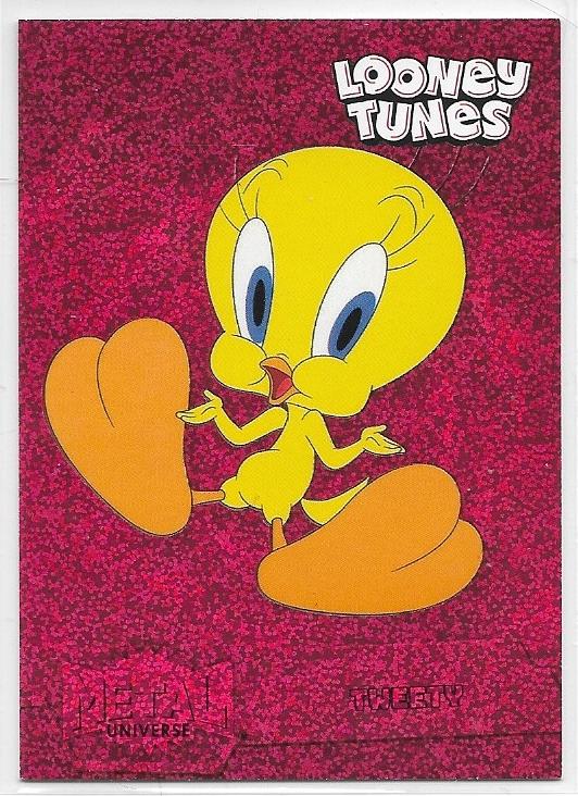 2024 Fleer Retro Looney Tunes Metal Universe MU-41 Tweety Red Dots 091/349
