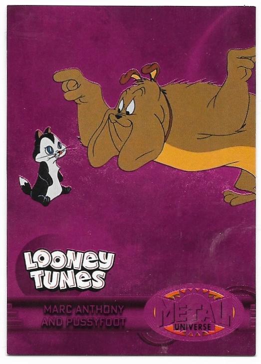 2024 Fleer Retro Looney Tunes Retro Metal Universe RMU-28 Marc Anthony and Pussyfoot Pink 182/300
