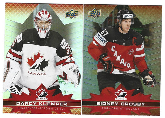 2022 Tim Hortons Team Canada Hockey Cards 1 to 100 Choose Your Numbers