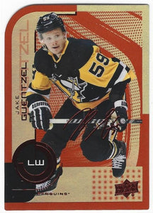 Jake Guentzel 2022-23 MVP Colors & Contours card #55 Gold #d 083/250