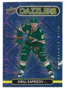 Kirill Kaprizov 2021-22 Upper Deck Purple Dazzlers card DZ-24