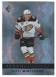 Pavel Mintyukov 2023-24 SP Hockey Silver Foil Rookie card #124