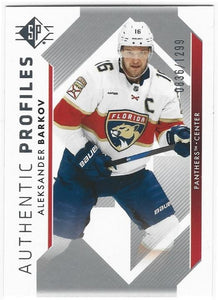 Alexander Barkov 2023-24 SP Hockey Authentic Profiles AP-14 #d 0836/1299