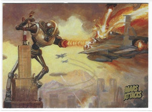 2013 Topps Mars Attacks Invasion Gold card #19 Tokyo Takedown