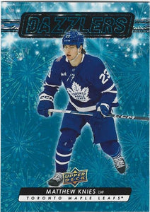 Matthew Knies 2023-24 Upper Deck Blue Dazzlers Rookie Insert card DZ-147