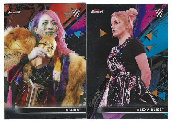 2021 Topps Finest WWE Trading cards Chhose Your Numbers from the list