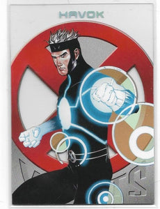 2018 Fleer Ultra X-Men X-Cuts card XC34 Havok