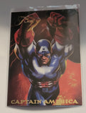 1994 Flair Marvel Annual Power Blast card 11 of 18 Captain America