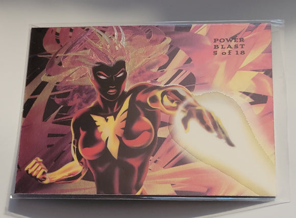 1994 Flair Marvel Annual Power Blast card 5 of 18 Phoenix